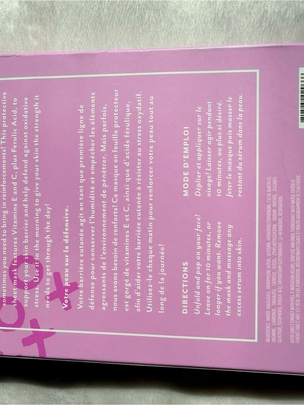 Patchology Playing Defense Pink Barrier-Boosting Sheet Mask